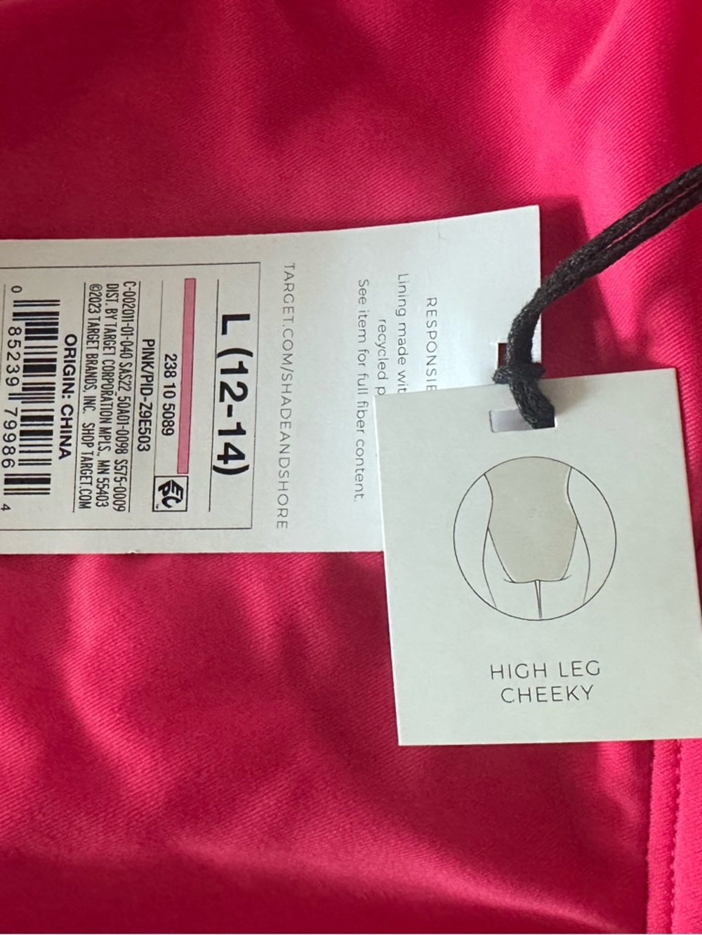 Shade & Shore Hot Pink One-Piece Swimsuit - Picture 3 of 4